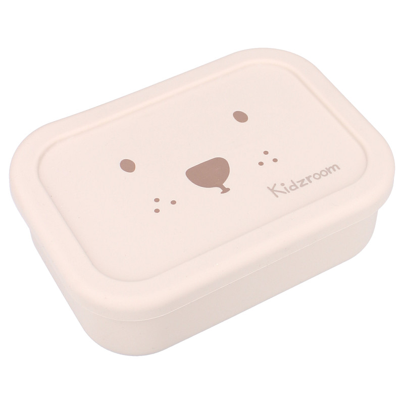 Kidzroom | Brooddoos Beary Excited Beer Ecru Silicone 6x17x12cm