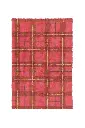 Lorena Canals | Kamertapijt Tartan Vintage Red 90x120cm