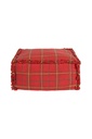 Lorena Canals | Poef Mapple Red Handgemaakt Rood 40x40x20cm