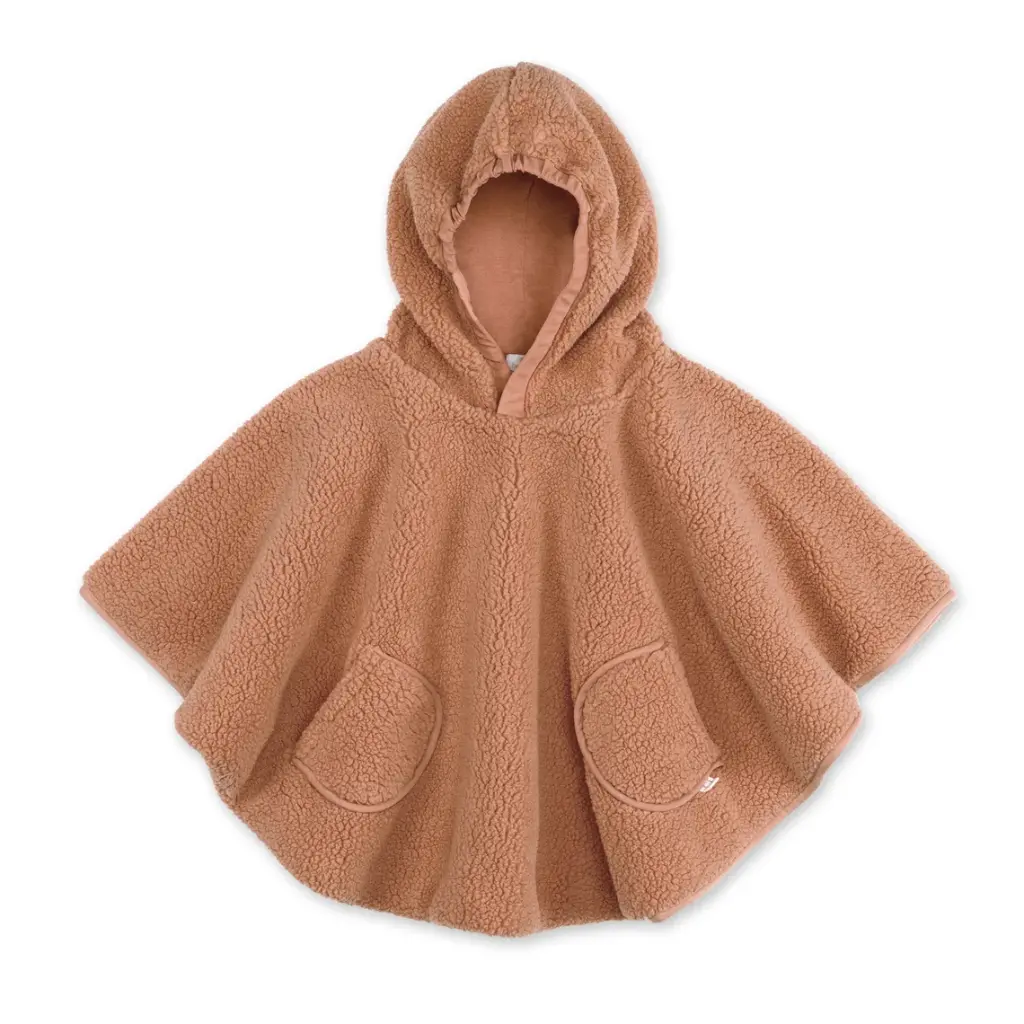 Bemini | Poncho Softy Teddy Muffin Outside Reisponcho Bruin 9-36M