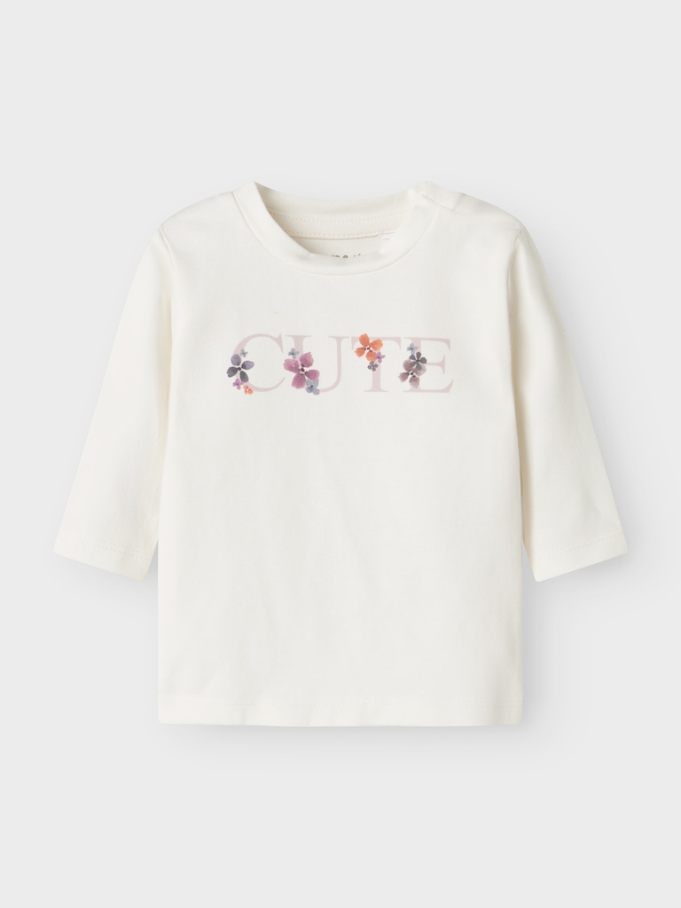 Name it | T-shirt Girls Nbfneya Longesleeve Cloud Dancer