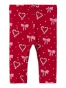 Name it | Legging Girls Kerst Nbfri Jester Red