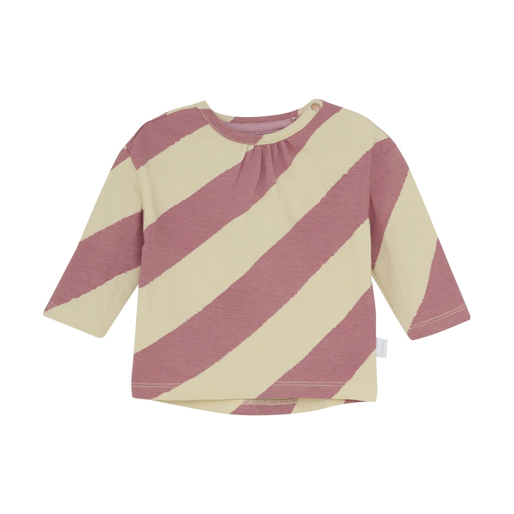 Noppies | T-shirt Girls Talladega Longsleeve Stripe Pattern Pink