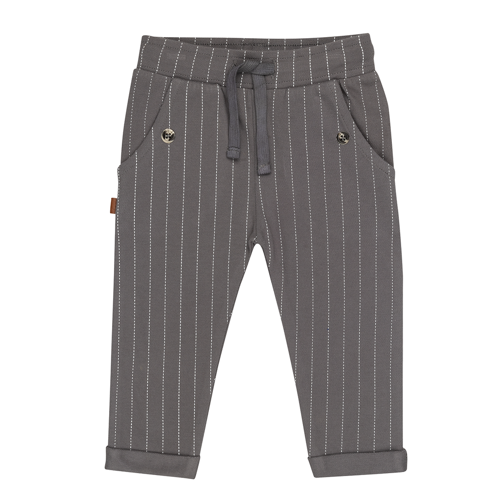 Frogs&Dogs | Broek Boys Little Hero Striped Smoked Pearl