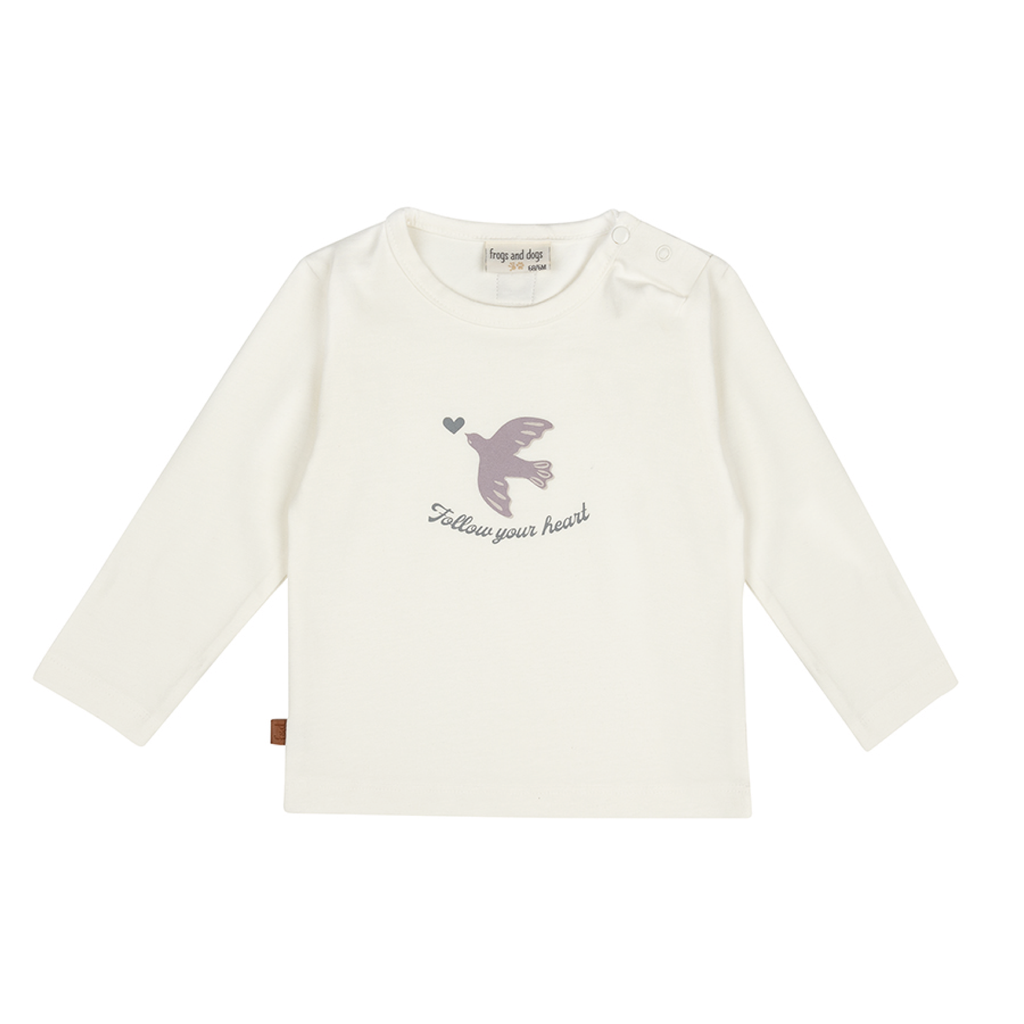 Frogs&Dogs | T-shirt Follow Your Heart Longsleeve Bird Jet Stream