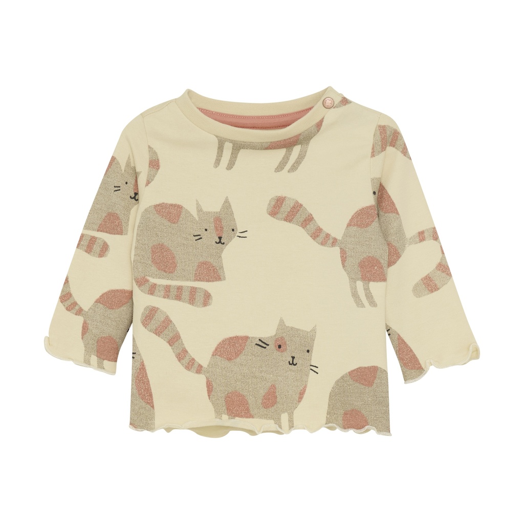 Noppies | T-shirt Girls Twain Longsleeve Animals Medium Grey