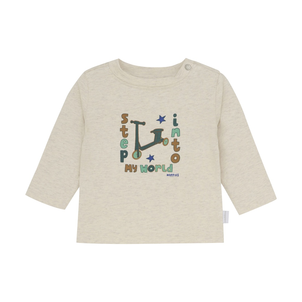 Noppies | T-shirt Boys Stonewood Oatmeal Melange