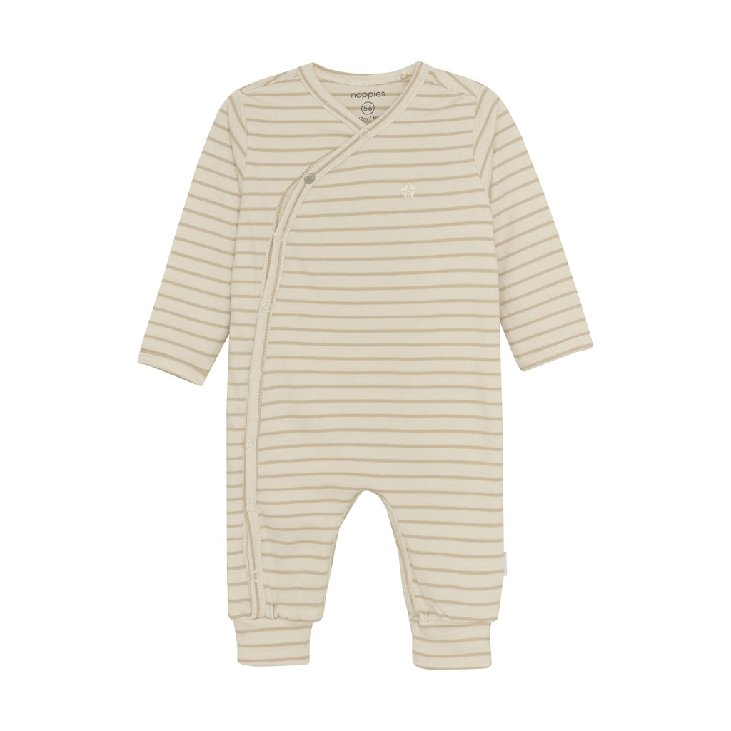 Noppies | Kruippak Nolan Stripe Off White