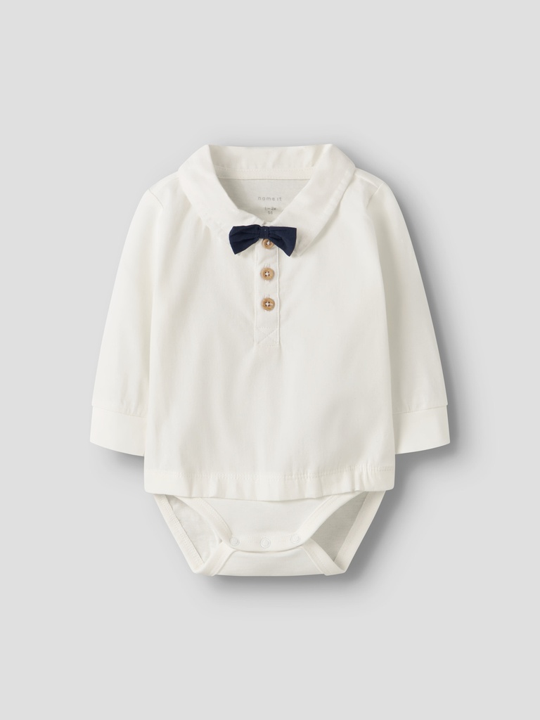 Name it | Body Boys Nbmnoller Longsleeve Cloud Dancer