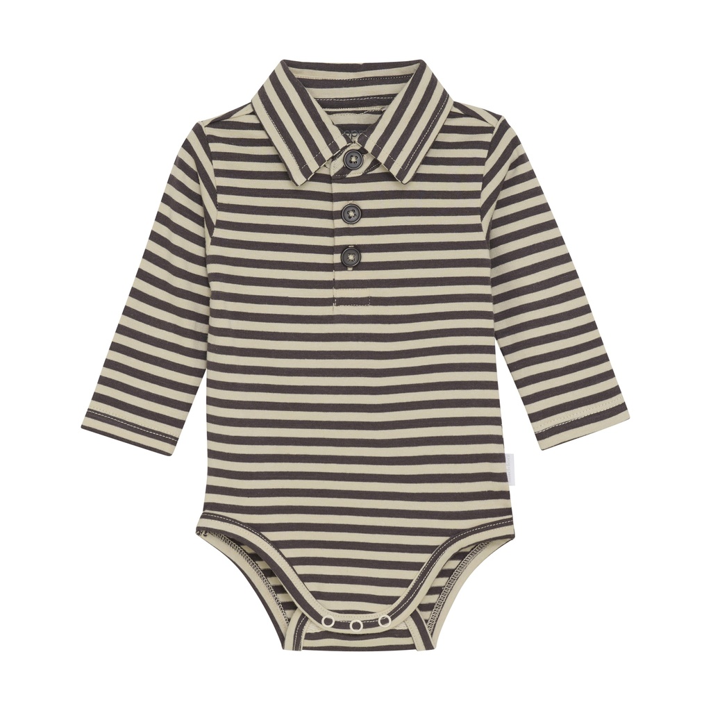 Noppies | Body Boys Spur Stripe Dark Grey
