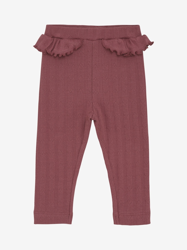 Enfant | Legging Girl Pointelle Roan Rouge