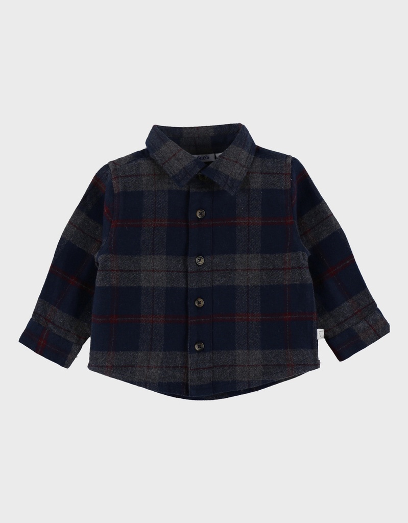 Noukies | Hemd Geruit Blauw