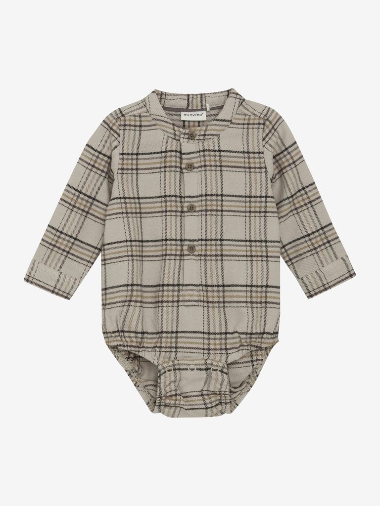 Minymo | Body Boys Longsleeve Oxford Tan