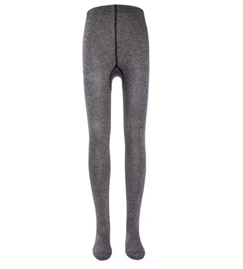 Ewers | Broekkous Glitzer Schwarz Silber Zwart/Zilver