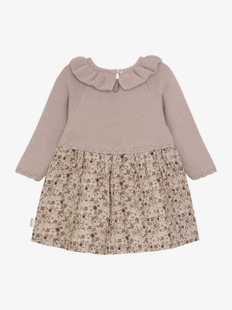 Minymo | Jurk Girls Shadow Gray