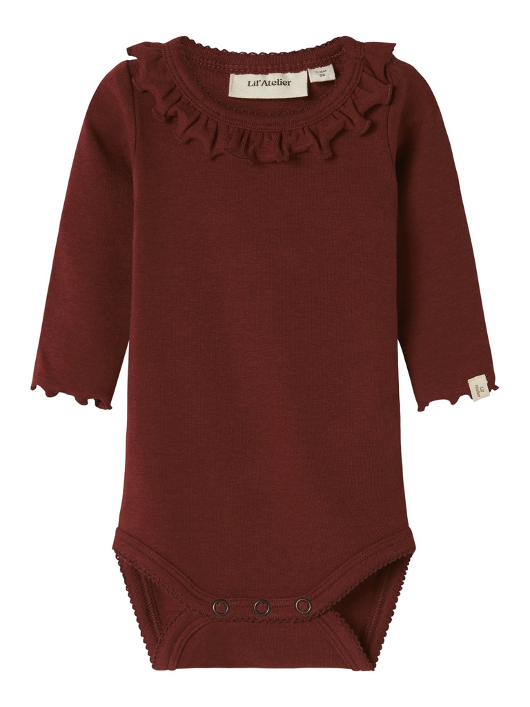 Lil'Atelier | Body Girls Nbfgayo Longsleeve Hot Chocolate