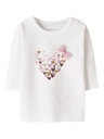 Name it | T-shirt Girls Nbfniva Longsleeve Cloud Dancer