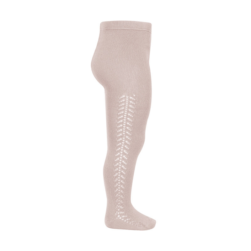 Condor | Broekkous Warm Side Openwork Old Rose