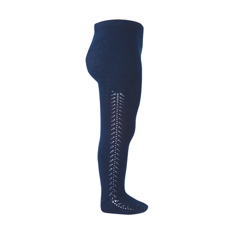 Condor | Broekkous Warm Side Openwork Navy Blue