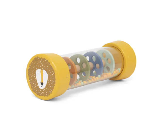 Trixie | Regenrammelaar Hout Ass. Lion/Cat/Dino