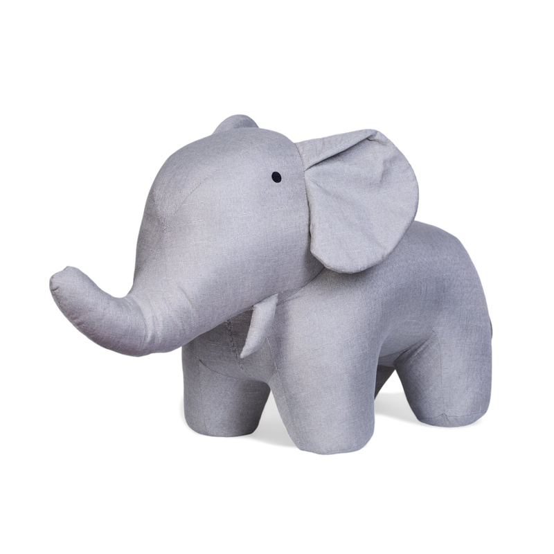 Childhome | Knuffel Olifant Linnen Grijs