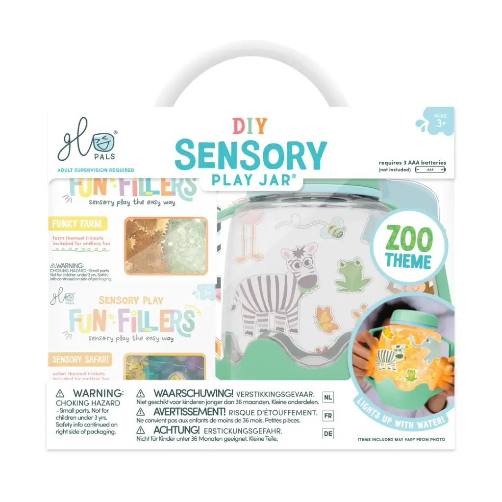 Glo Pals | Activiteiten Speelgoed DIY Jarset Green Zoo Thema