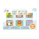 Badspeelgoed Light Up Cubes Zoo 6-pack