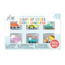 Glo Pals | Badspeelgoed Light Up Cubes Auto 6-pack