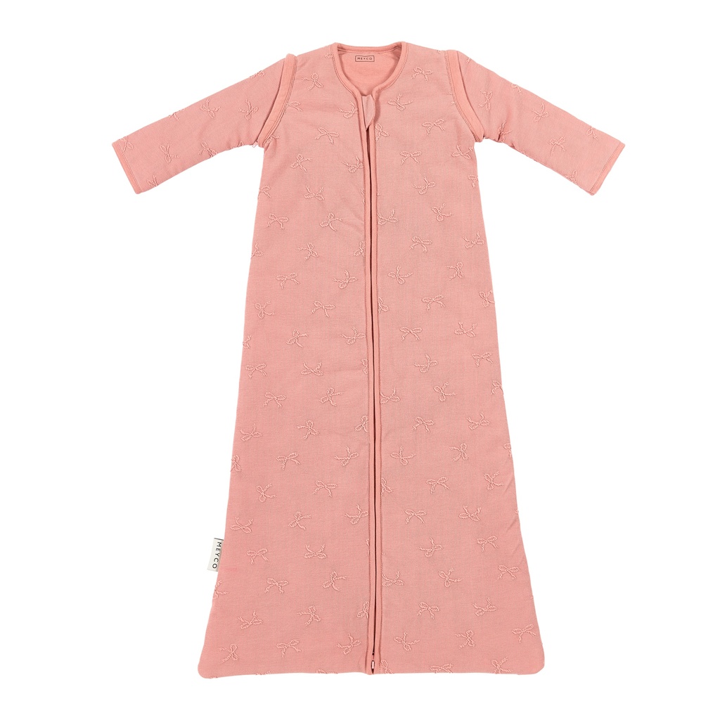 Meyco | Slaapzak Jacquard Badstof Studio Bow Rose 3.0TOG 110cm