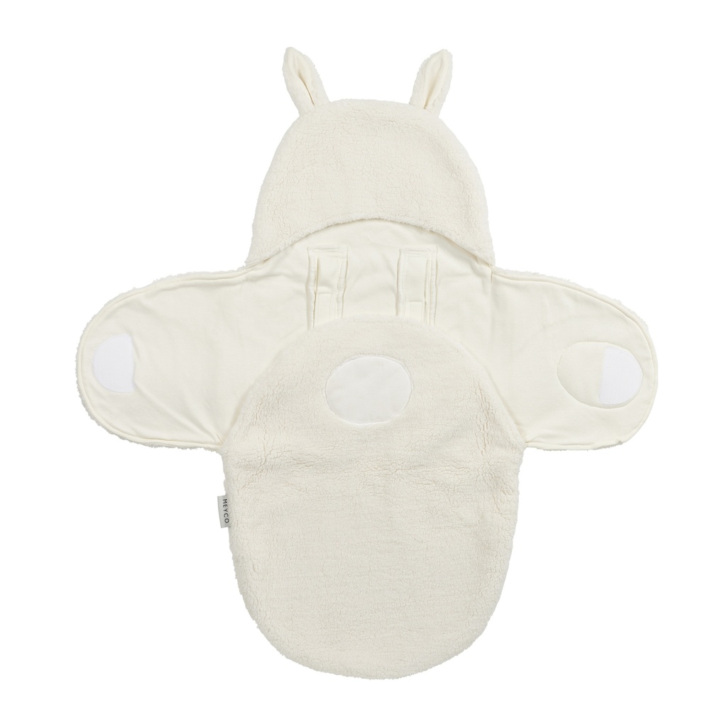 Meyco | Wikkeldeken Teddy Rabbit Naturel Ecru