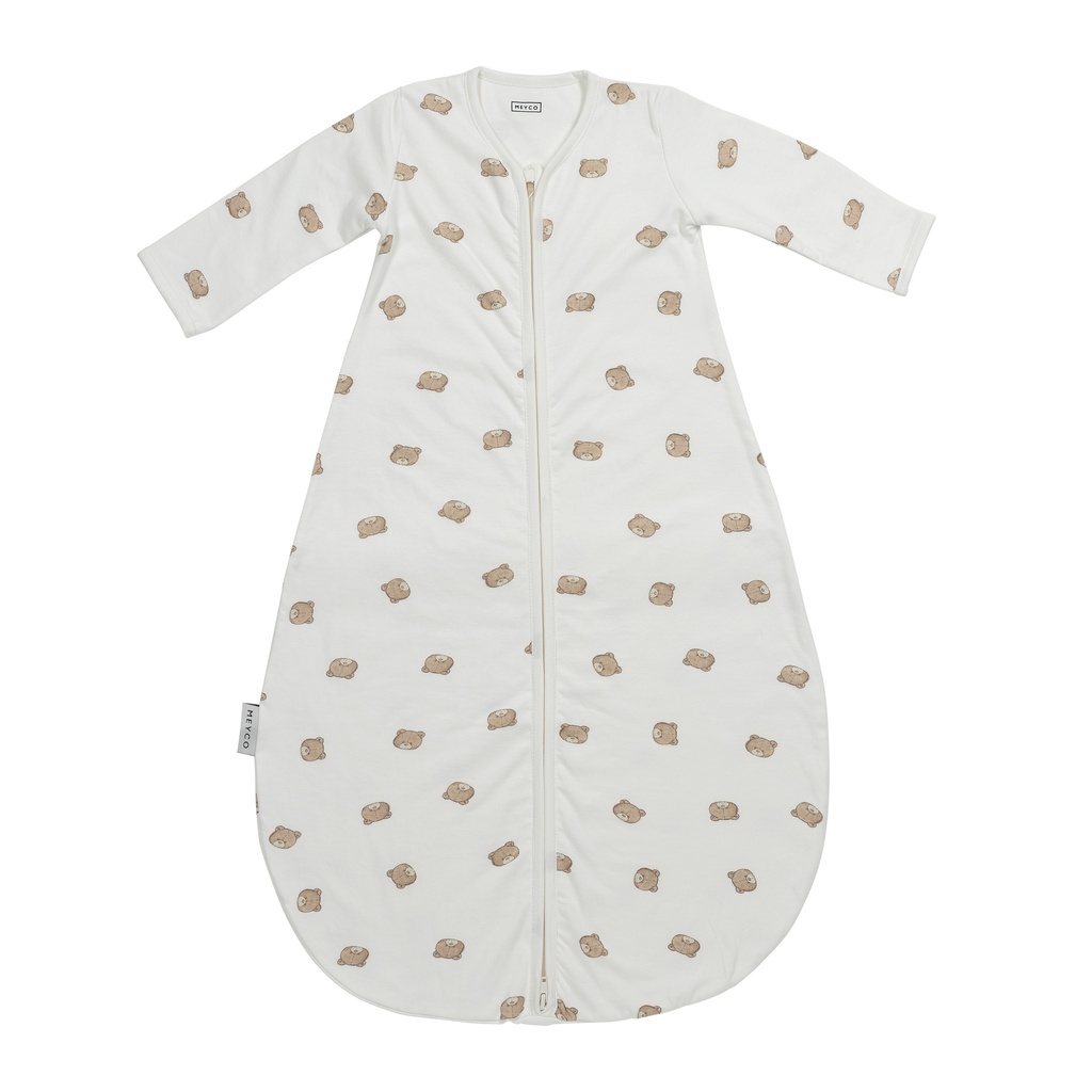 Meyco | Slaapzak Bear Jersey Lange Mouw 1.0TOG 110cm
