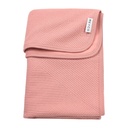Meyco | Deken Gebreid Jacquard Flannel Pure Rose 75x100cm