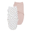 Meyco | Inbakeren Mini Panter Swaddle 1.0TOG Soft Pink 0-3m 2-pack