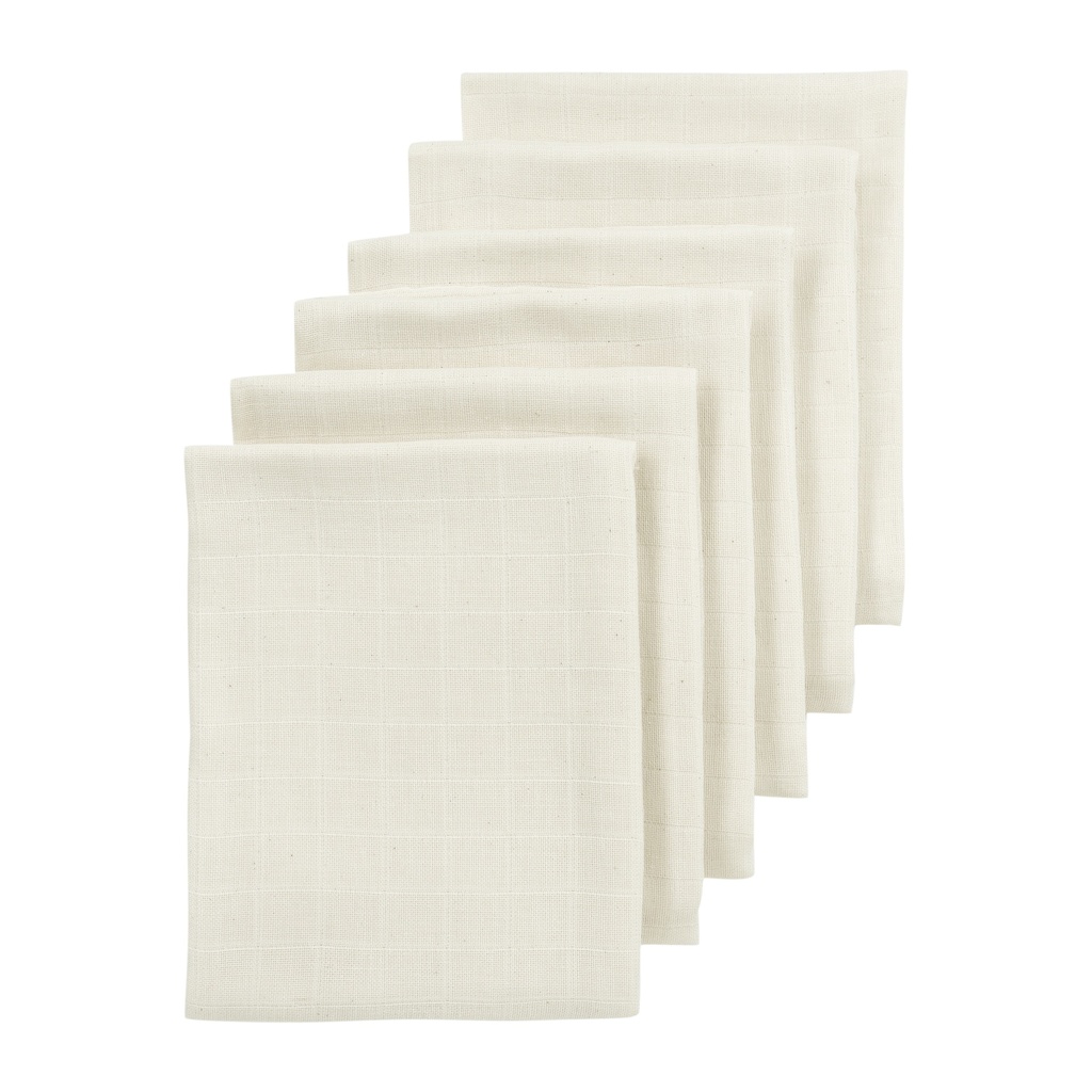 Meyco | Tetra Doek Nature Ecru 70x70cm 6-pack