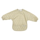 Meyco | Slabbetje Sweet Heart met Mouwen Sand/Soft Sand Zand 6-18m