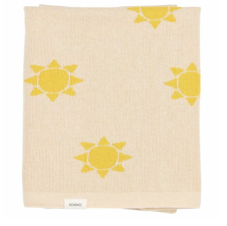 Koeka | Deken Wieg Sunny Milky 75x90cm