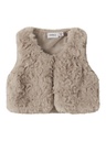 Name it | Gilet Girls Nbfnano Island Fossil