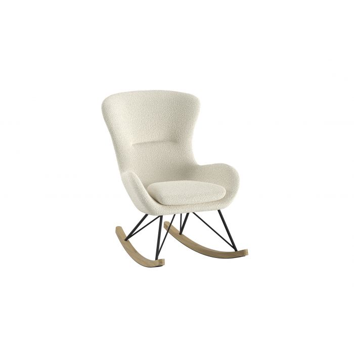 Vipack | Zetel Schommelstoel Rocky Boucle Beige