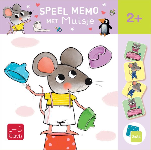 Clavis | Gezelschapsspel Speel Memo met Muisje