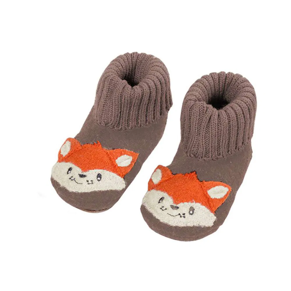 Maximo | Babyslofjes Fox Anti-slip Eichel/Ocker Vos