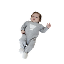 Living Nature | Pyjama Noa Teddy Beer Grey
