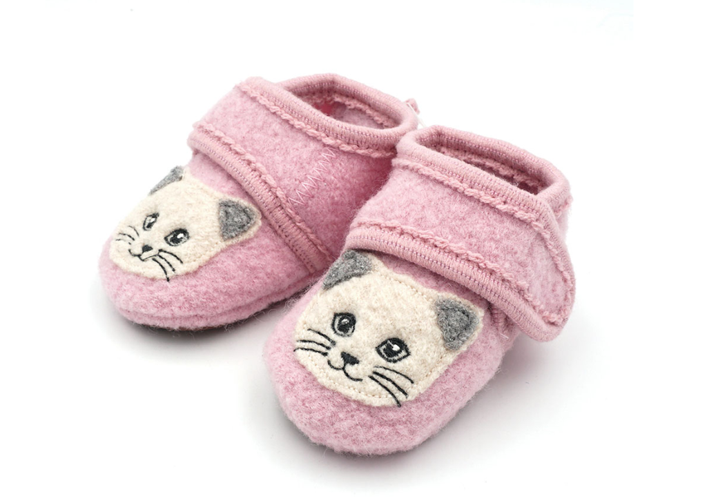 Maximo | Pantoffels Katze Anti-slip Altrosa Kat Velcrosluiting