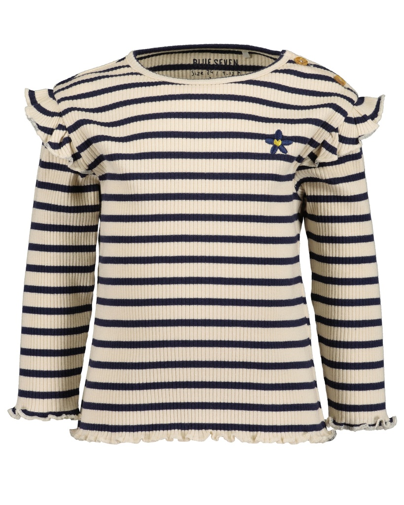 Blue Seven | T-shirt Girls Longsleeve Off White