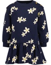 Blue Seven | Jurk Girls All Over Flowers Blue 