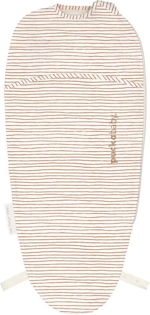 Puckababy | Inbakeren Piep Hazel Stripes Cotton Ecru/Bruin 0-3m 44-62cm