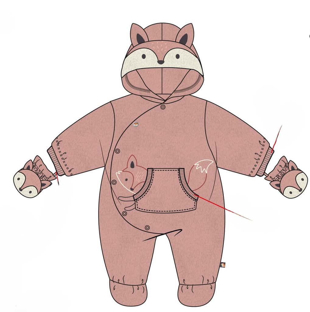 Picco Mini | Skipak Fox & Bear Peach Beige