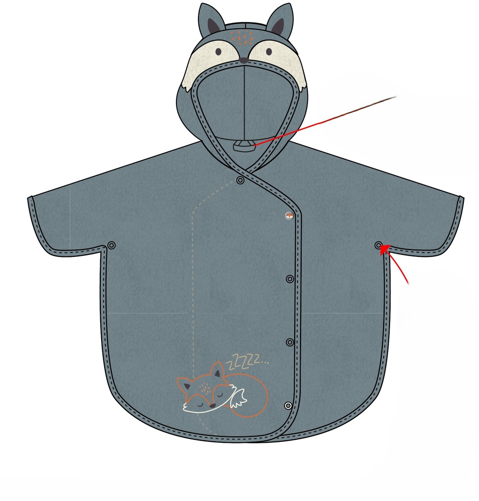 Picco Mini | Cape Fox & Bear Lead One Size