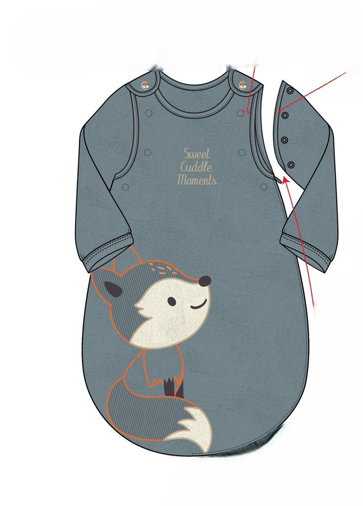 Picco Mini | Slaapzak Fox & Bear Lead