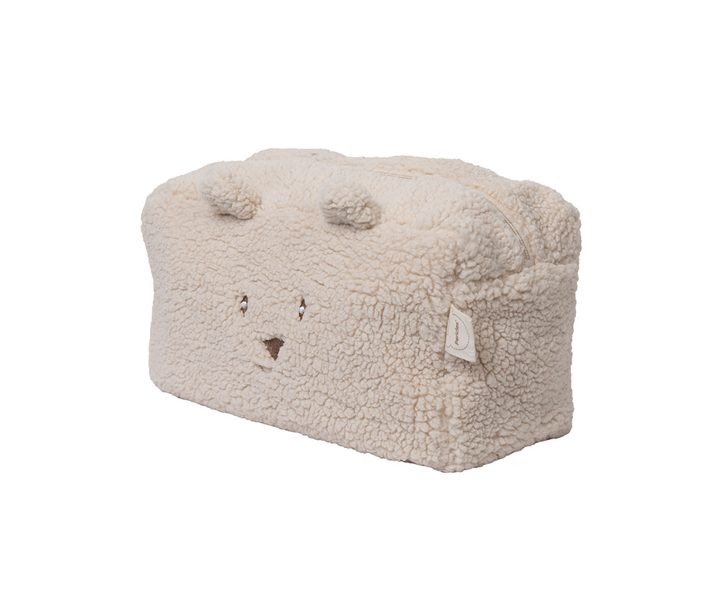 Pericles | Toilettas Bear Creme Ecru