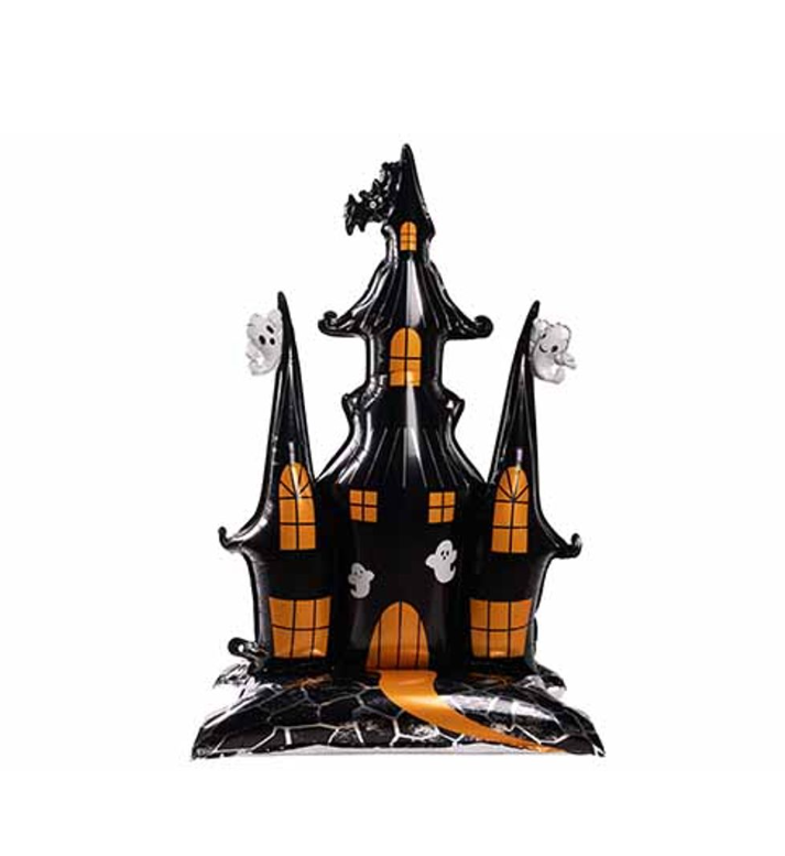 Cosy & Trendy | Ballon Folie Haunted Castle Zwart 106x149cm
